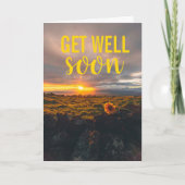 Sunflower | Get Well Soon Karte (Vorderseite)