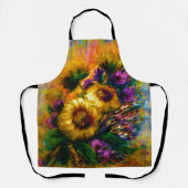 "Sunflower Glow" Apron  Schürze (Vorderseite)