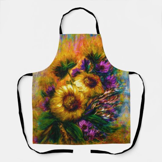 "Sunflower Glow" Apron Schürze (Vorderseite)