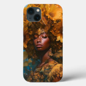 Sunflower Goddess Fantasy Art Case-Mate iPhone Hülle (Rückseite)