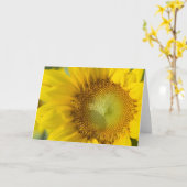 Sunflower Gold Shadow Karte (Gelbe Blume)