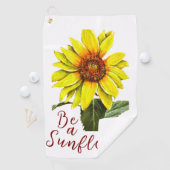 Sunflower Golf Towel Golfhandtuch (Insitu)