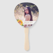 Sunflower Graduierungsparty gratulieren Fan Fächer (Vorderseite)