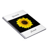 Sunflower Gratitude Journal Notizblock (Rechte Seite)