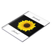 Sunflower Gratitude Journal Notizblock (Linke Seite)