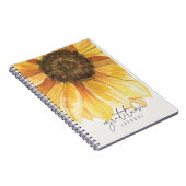 Sunflower Gratitude Journal Notizblock (Rechte Seite)