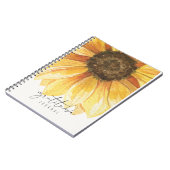 Sunflower Gratitude Journal Notizblock (Linke Seite)