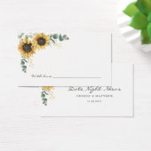 Sunflower Greenery Bridal Shower Date Night Ideas (Schreibtisch)