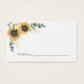 Sunflower Greenery Bridal Shower Date Night Ideas (Vorderseite)