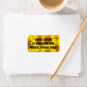 SUNFLOWER GROSSE benutzerdefinierte Rücksendeadres Adressaufkleber (Insitu)