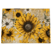 Sunflower Große Geschenktüte (Vorderseite)