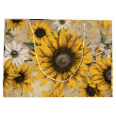 Sunflower Große Geschenktüte (Rückseite)