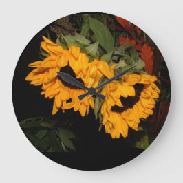 Sunflower Große Wanduhr