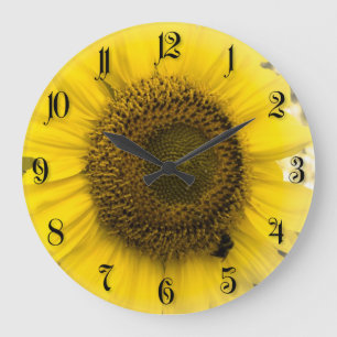 Sunflower Große Wanduhr