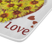 Sunflower Heart Cutting Board Schneidebrett (Ecke)