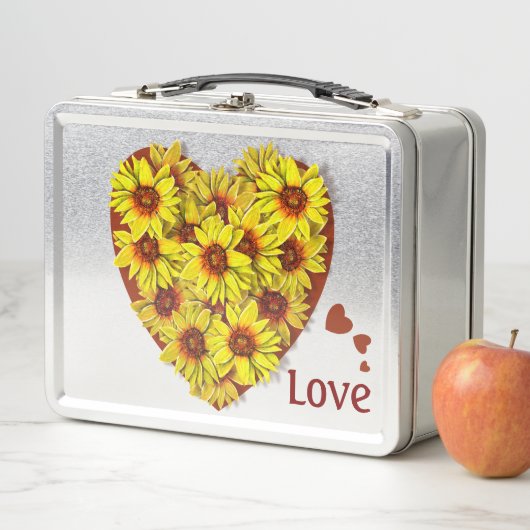 Sunflower Heart Lunch Box (Beispiel)
