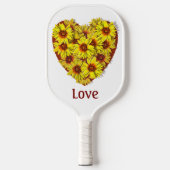 Sunflower Heart Pickleball Paddle (Vorderseite)