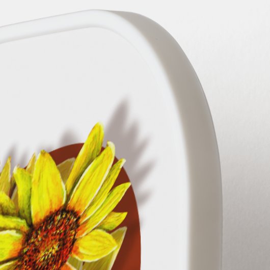 Sunflower Heart Pickleball Paddle (Linke Seite)