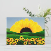 SUNFLOWER HILL EINLADUNG (Stehend Vorderseite)