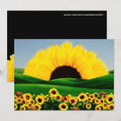 SUNFLOWER HILL EINLADUNG (Vorne/Hinten)