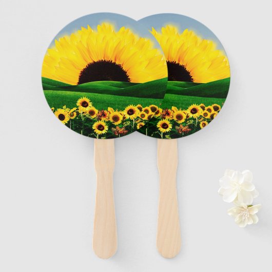 SUNFLOWER HILL FÄCHER (Vorne und Hinten)