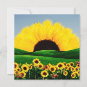 SUNFLOWER HILL FEIERTAGSKARTE (Vorderseite)