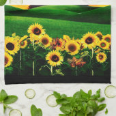 SUNFLOWER HILL GESCHIRRTUCH (Gefaltet)