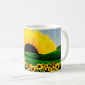 SUNFLOWER HILL KAFFEETASSE (VorderseiteRechts)