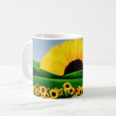 SUNFLOWER HILL KAFFEETASSE (Vorderseite Links)