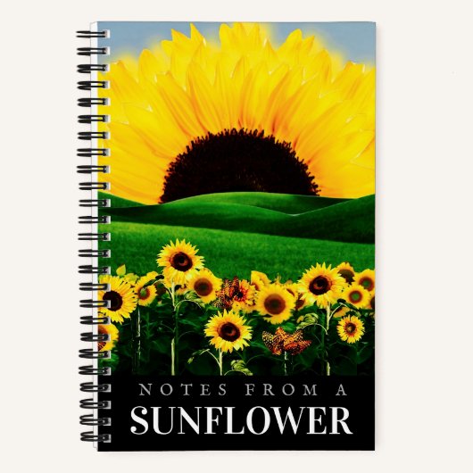 SUNFLOWER HILL NOTIZBLOCK (Vorderseite)