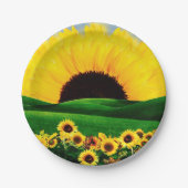 SUNFLOWER HILL PAPPTELLER (Vorderseite)