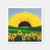 SUNFLOWER HILL SERVIETTE (Vorderseite)