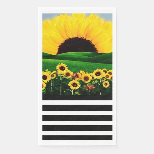 SUNFLOWER HILL SERVIETTE (Vorderseite)