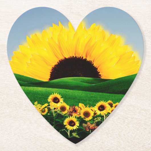SUNFLOWER HILL UNTERSETZER (Vorderseite)