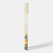 Sunflower Honey Bees Summer Floral Script Name Case-Mate iPhone Hülle (Rückseite / Rechts)