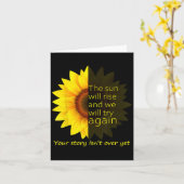 Sunflower Hope  Karte (Gelbe Blume)