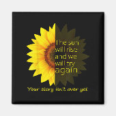 Sunflower Hope Magnet (Vorne)