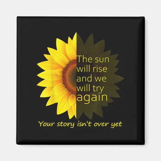 Sunflower Hope Magnet (Vorne)