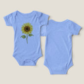 Sunflower Illustration — Bright Botanical Art (Design Vorderseite & Rückseite)