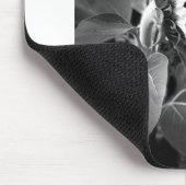 Sunflower in Black and White Mousepad (Ecke)