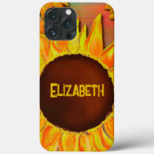 "Sunflower" Inspirivity iPhone Case (Rückseite)
