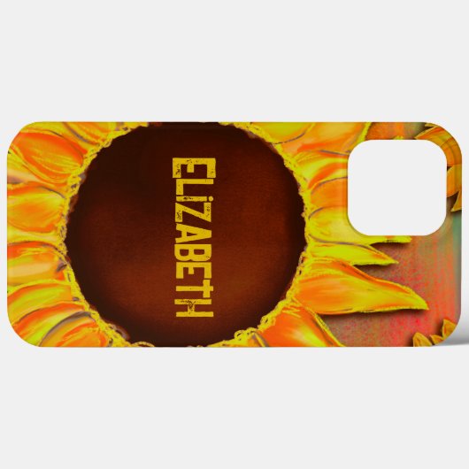 "Sunflower" Inspirivity iPhone Case (Rückseite (Horizontal))