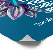 Sunflower Its Okay If The Only Thing You Do Today  Poster (Ecke)