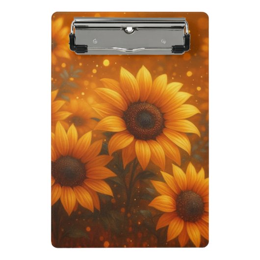 Sunflower Journal Mini Klemmbrett (Vorderseite)