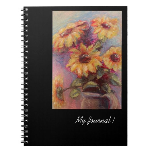 Sunflower Journal Notizblock (Vorderseite)
