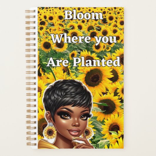 Sunflower Journal Planer (Vorderseite)