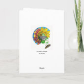 Sunflower Joy Karte (Rückseite)