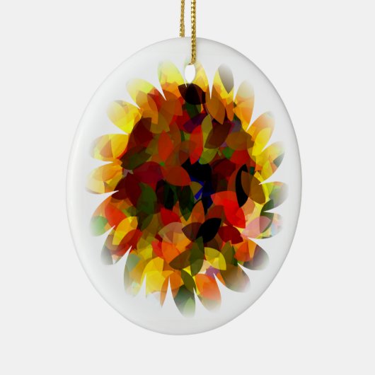 SUNFLOWER KERAMIK ORNAMENT (Rechts)