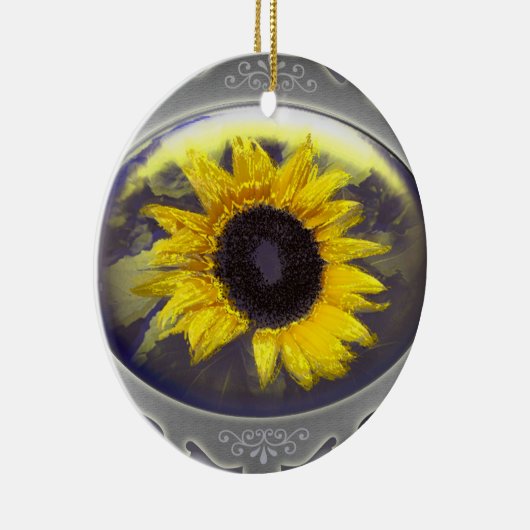 Sunflower Keramikornament (Rechts)