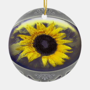 Sunflower Keramikornament